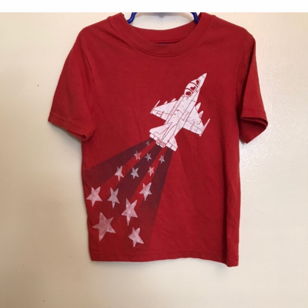 CIRCO boys fighter plane patriotic T - shirt